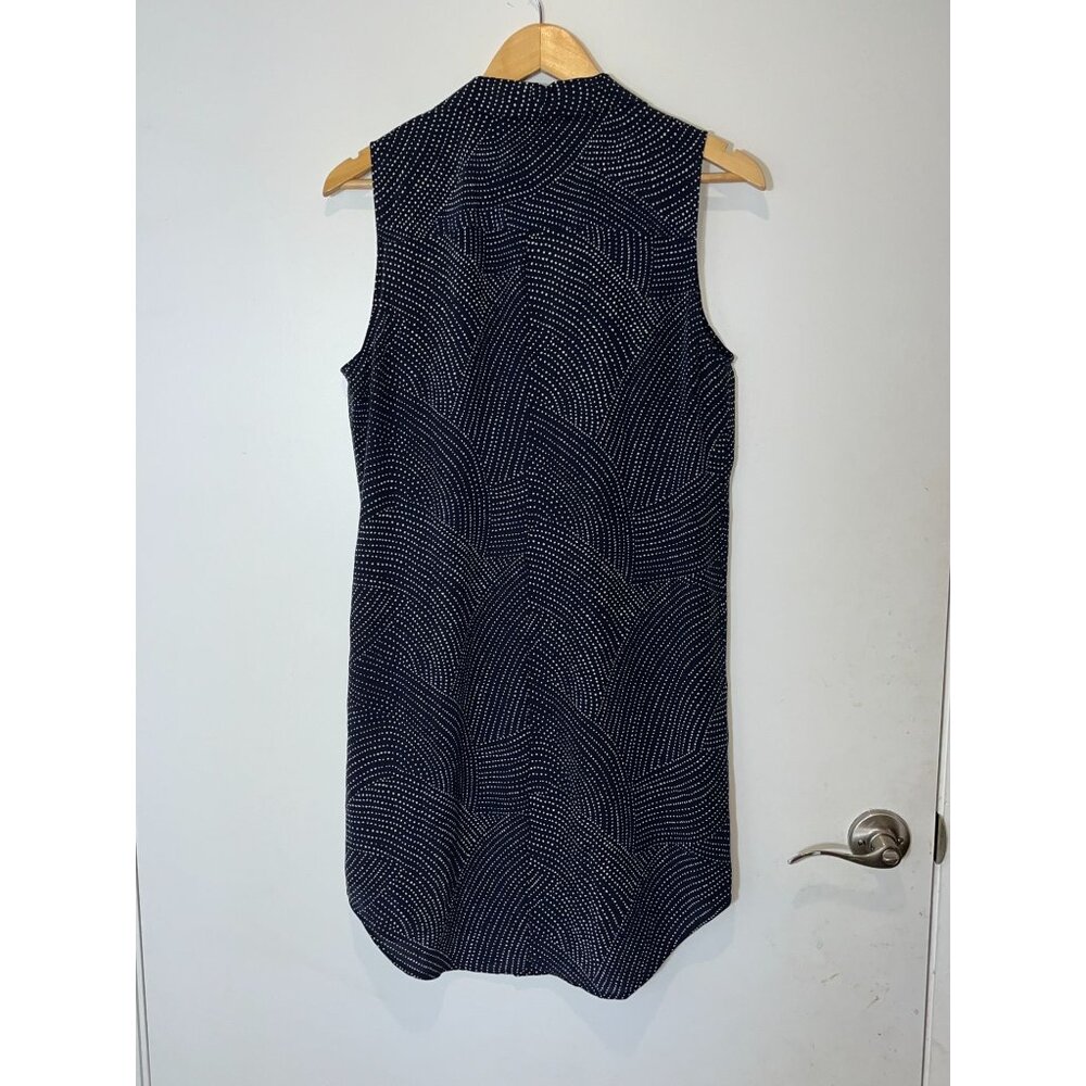 Equipment Sleeveless Adalyn Silk Dress, Peacoat (Navy Blue) Size M Medium $268 - Picture 9 of 11